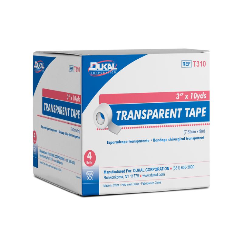 Dukal | Transparent Tape 3 x 10 yd | T310