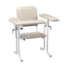 Dukal | Blood Draw Chair, Upholstered, with Flip Arm, Oatmeal | 4382F-OAT