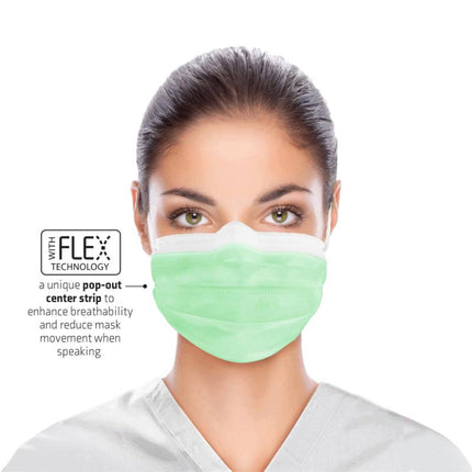 Flex Mask Level 1 Ear-Loop Green