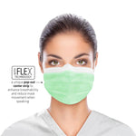 Dukal | Flex Mask Level 1 Ear-Loop Green | ULM-6185