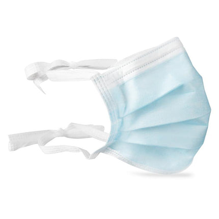 Surgical Mask with Tie 3-Ply, Blue