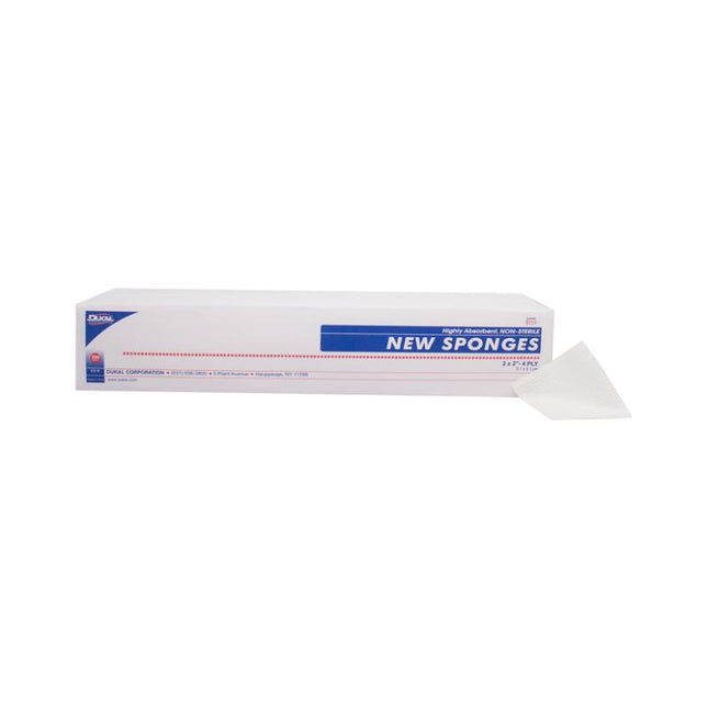 Dukal | Non-Sterile New Sponge 2" x 2" 4-Ply | 6112