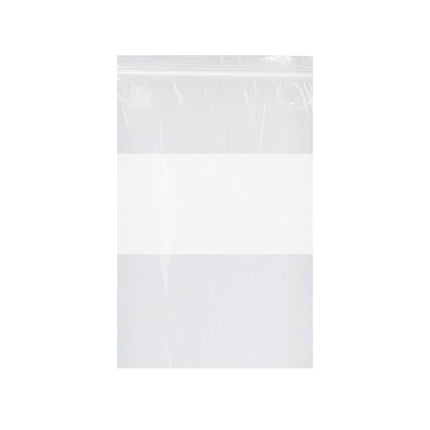 Reclosable Bag 9 x 13, Clear White