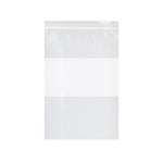 Dukal | Reclosable Bag 9 x 13, Clear White | ZIP913WB