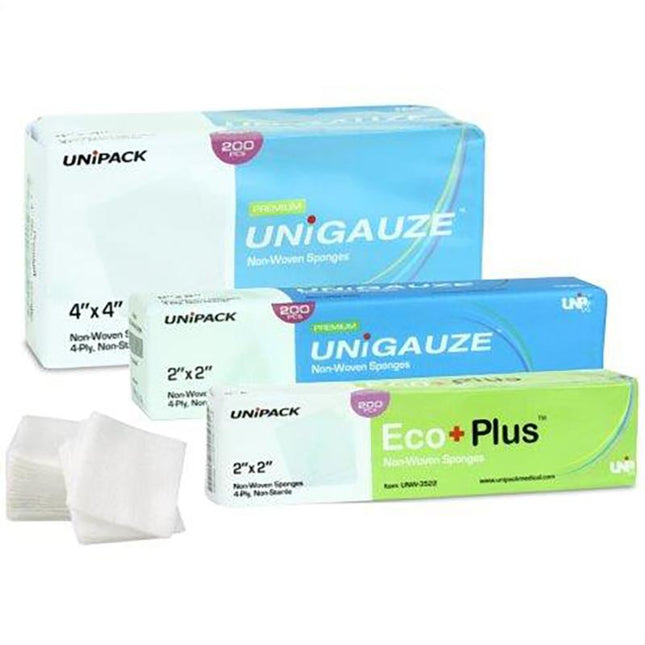 Dukal | Non-Sterile Non-Woven Sponges Premium 2x 2 Non-Sterile | UNW-4022