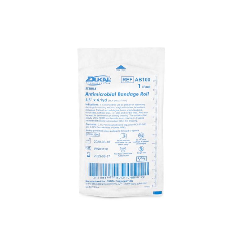Sterile Antimicrobial Bandage Roll 4
