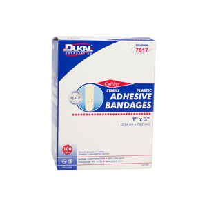 Dukal | Plastic Adhesive Bandages 1 x 3 | 7617