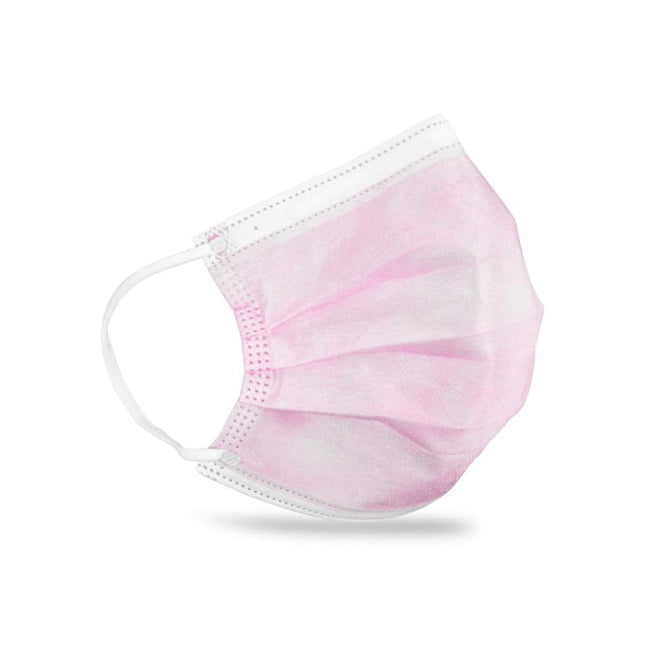 Dukal | FluidBloq Mask Level 3 Ear-Loop Pink | ULM-6389