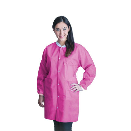 FitMe Lab Coats XL Raspberry Pink | Dukal | SurgiMac