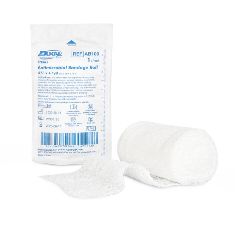 Sterile Antimicrobial Bandage Roll 4