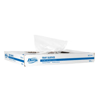 House Brand Tray Sleeves XL 11-5/8" x 16" Clear Plastic, Disposable, 500/Pk | SurgiMac Dental Supply