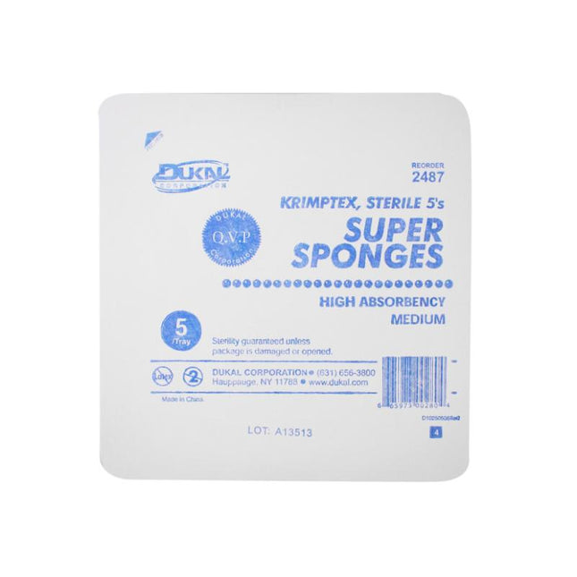 Dukal | Sterile Super Sponges Medium | 2487