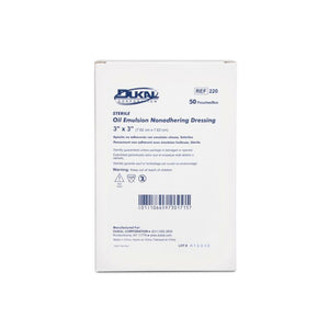 Dukal | Sterile Oil Emulsion Dressing 3" x 3" | 220