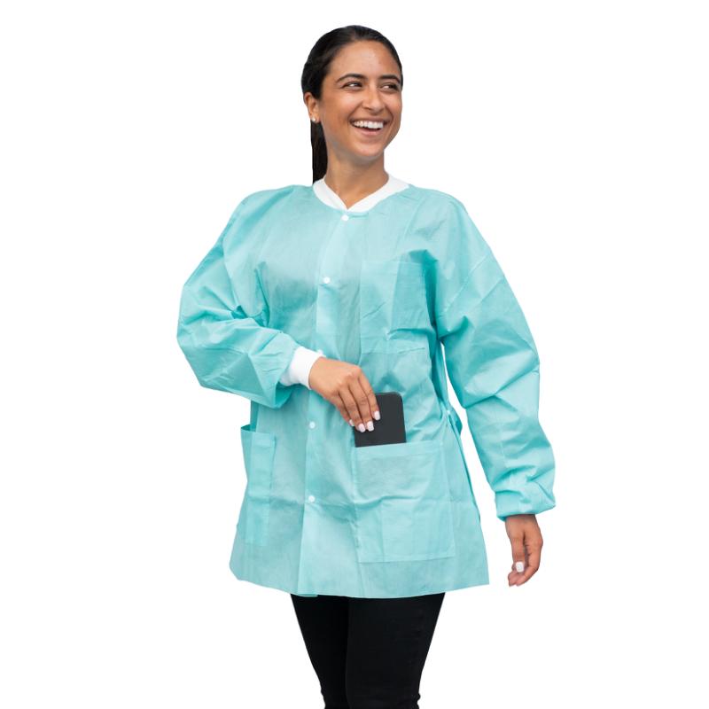 Dukal | FitMe Lab Jackets XXL teal/Green | UGJ-6505-XXL
