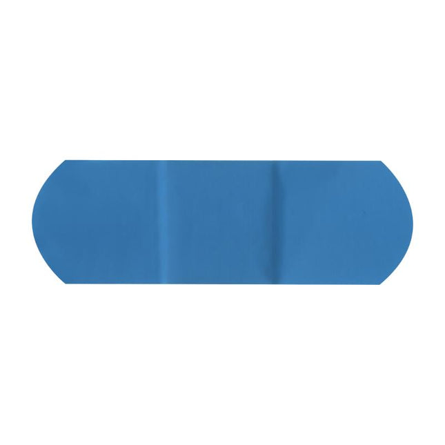 Dukal | Metal Detectable Plastic Adhesive Bandages 1 x 3, Blue | 1114025