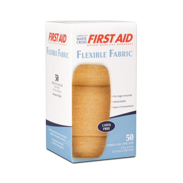 Dukal | Flexible Fabric Adhesive Bandages 2 x 4, XL | 1570033