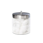 Dukal | Tech-Med Sundry Jar Glass Clear 3 X 3 Inch, Stainless Steel Lid | 4014