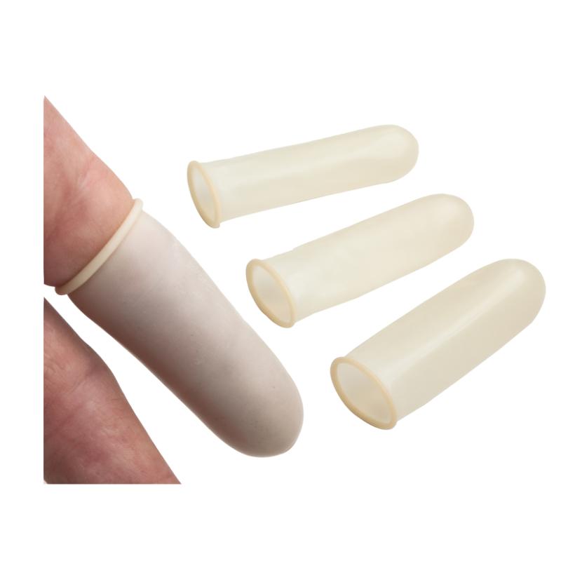 Dukal | Latex Finger Cot Tech-Med Medium Powder Free NonSterile | 4423S
