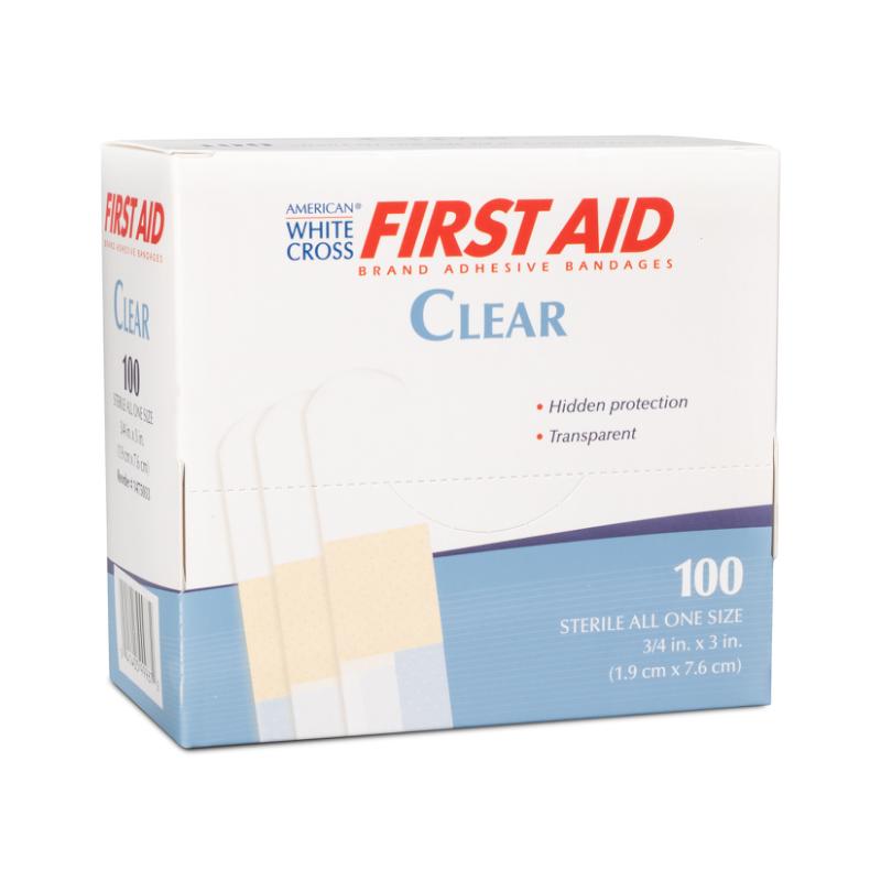 Dukal | Clear Adhesive Bandages 3/4 x 3 | 1475033