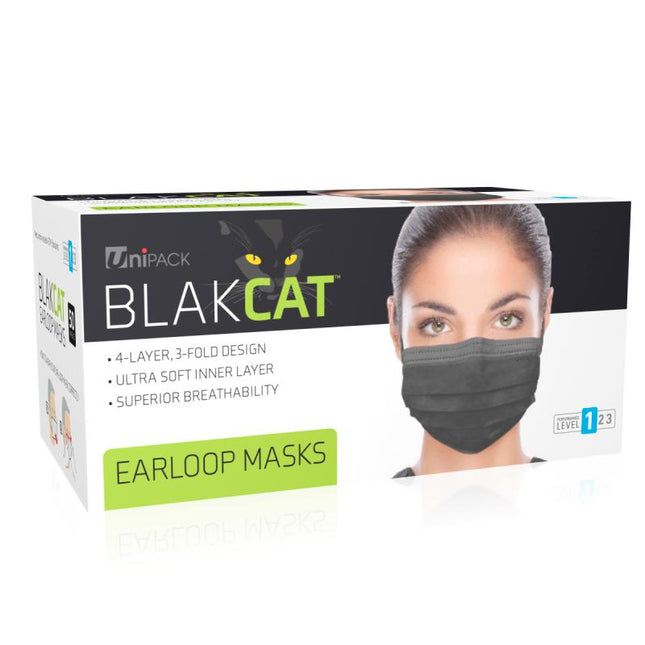 Dukal | BlakCat Level 1 Ear-Loop Black | ULM-6180