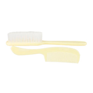 Dukal | Baby Comb & Brush Set, Ivory | PCB2