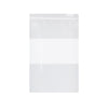 Reclosable Bag 5 x 8, Clear White