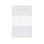 Dukal | Reclosable Bag 5 x 8, Clear White | ZIP58WB