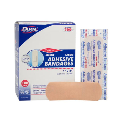 Flexible Fabric Adhesive Bandages 1 x 3 | 7609 | | Adhesive Bandages, Fabric, Fabric Bandages | Dukal | SurgiMac