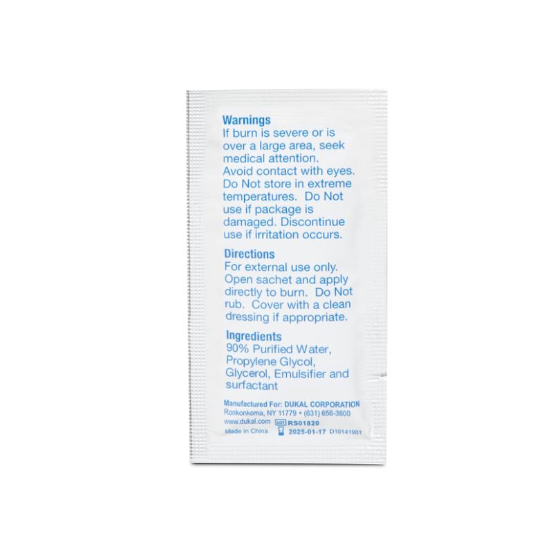 Dukal | Sterile Burn Gel Sachet 3.5 gm | 7007105