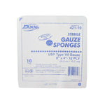 Dukal | Sterile Type VII Gauze Sponges 8" x 4" 12-Ply | 421-10