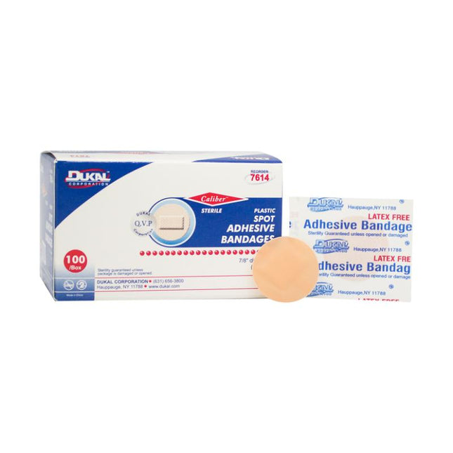 Dukal | Plastic Adhesive Bandages Spot 7/8 | 7614