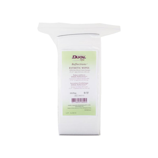 Dukal | Non-Sterile Esthetic Wipes 4" x 4" 4-Ply | 900310