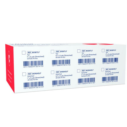 Non-Sterile Cohesive Bandage 4" x 5 yd, Assorted | Dukal | SurgiMac