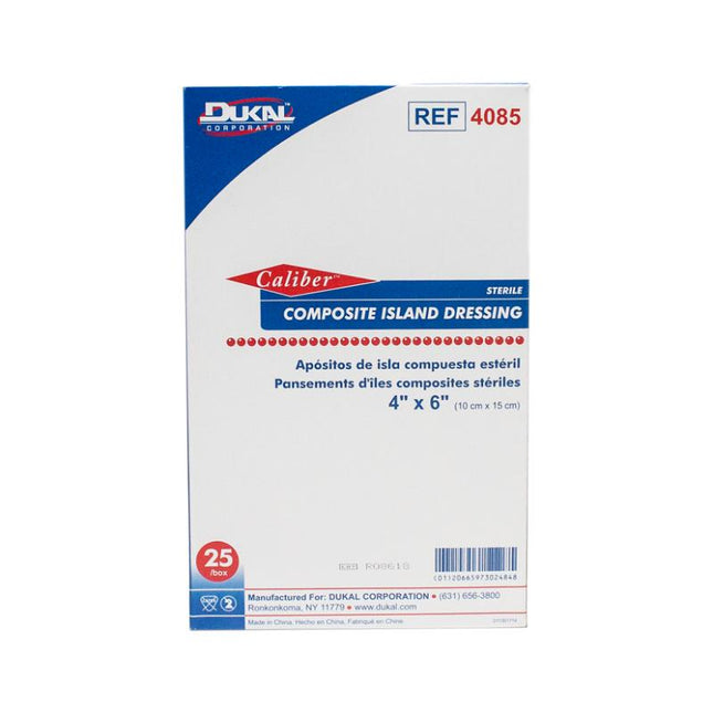 Dukal | Sterile Composite Island Dressing 4" x 6" | 4085