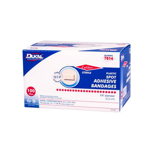 Dukal | Plastic Adhesive Bandages Spot 7/8 | 7614