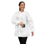 Dukal | FitMe Lab Jackets XL White | UGJ-6502-XL