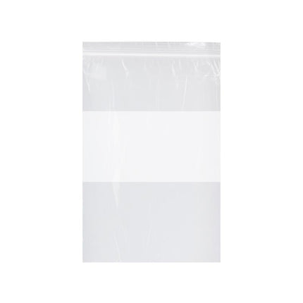 Reclosable Bag 8 x 10, Clear White