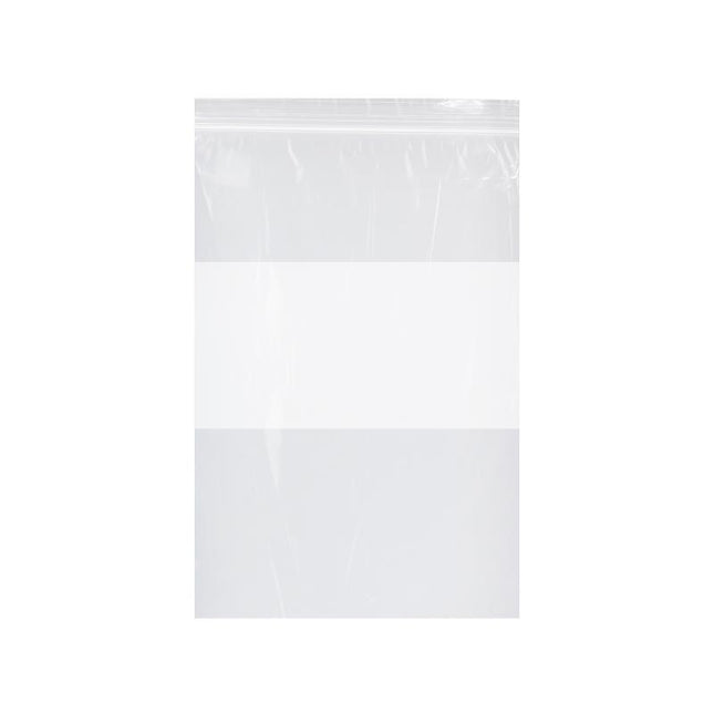 Reclosable Bag 8 x 10, Clear White