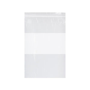 Dukal | Reclosable Bag 8 x 10, Clear White | ZIP810WB
