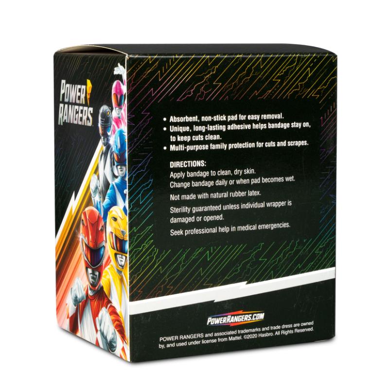 Dukal | Power Rangers Stat Strip® Adhesive Bandages 3/4 x 3 | 1087753