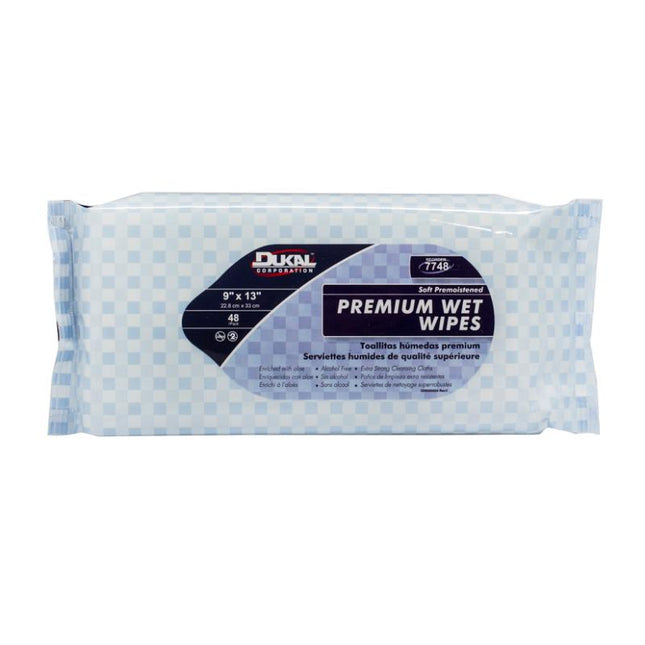 Dukal | Adult Premium Wet Wipes 9 x 13 | 7748