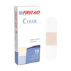 Clear Adhesive Bandages 3/4 x 3