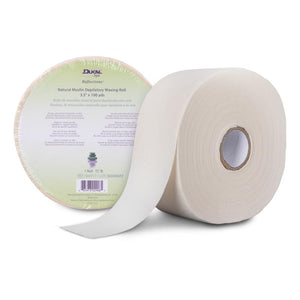 Dukal | Natural Muslin Depilatory Waxing Roll, 3.5" x 100 yds | 900717