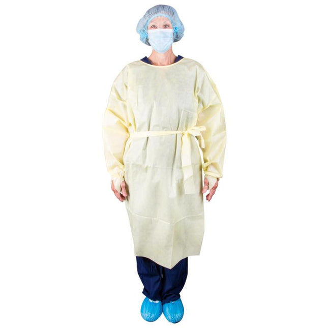 Dukal | Level 2 Isolation Gown, Universal, Yellow | 309-GSS