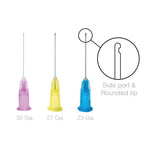 Dukal | Irrigation Probes 23G Side Port Luer Lock, Blue | URN-55323