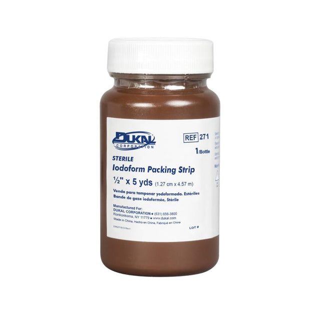 Dukal | Sterile Iodoform Packing Strip 1/2" x 5 yd | 271