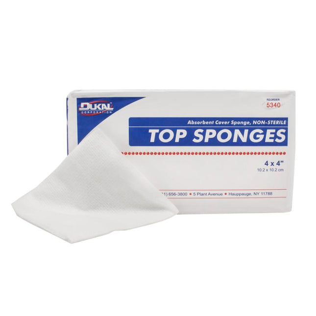 Dukal | Non-Sterile Top Sponges 4" x 4" | 5340