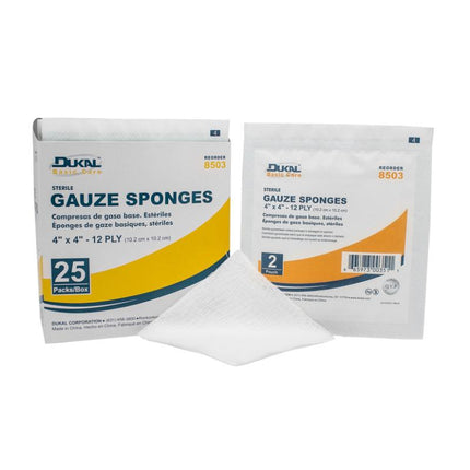 Sterile Basic Care Gauze Sponge 4" x 4" 12-Ply | 8503 | | Gauze, Sterile, Vaccine Supplies | Dukal | SurgiMac