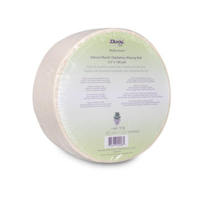 Dukal | Natural Muslin Depilatory Waxing Roll, 3.5" x 100 yds | 900717