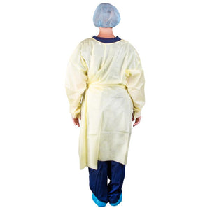 Dukal | Level 2 Isolation Gown, Universal, Yellow | 309-GSS